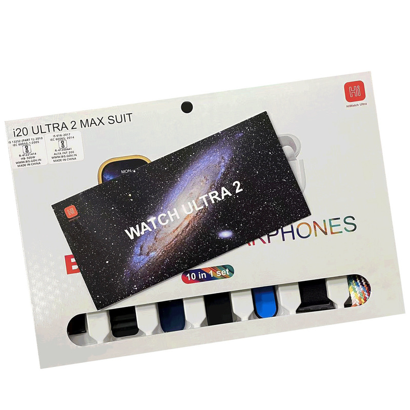 Cross-Border Popular I20 Ultra3 Max Suit Smart Watch 10In1+Huaqiangbei 5Th Generation Bluetooth Suit