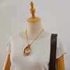 Brand fashionable pendant, necklace, chain for key bag , suitable for import, simple and elegant design, European style