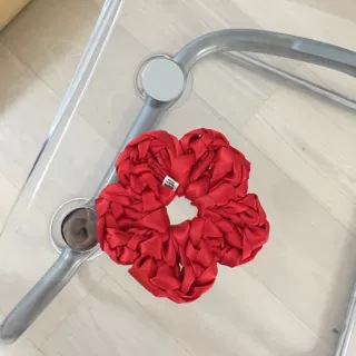 Isladegar con dopamina gran flor anillo de cabello mano cinta tejida cuerda de cabeza de alta sensación de cabello adornos de cabello de flores