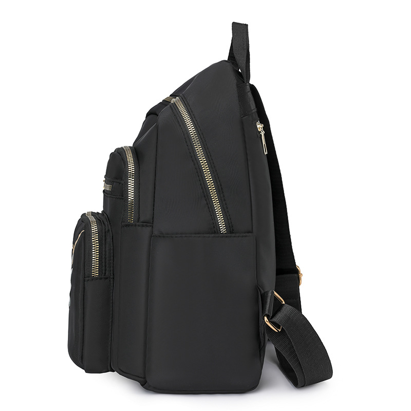 Mochila bordada para mujer 2024 nuevo estilo salvaje para mujer mochila de viaje ligero de viaje de gran capacidad de moda