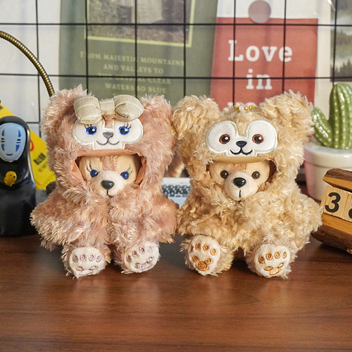 Xing Dai wears exposed replacement Shirley Mei Mei Duffy pendant baby clothes 10CM clothes headgear cloak mini doll doll