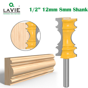 8 Handle 12 Handle 1/2 Handle European Line Knife Crown Flower Line Knife Woodworking Waistline Knife Handrail Knife Engraving Machine Tool