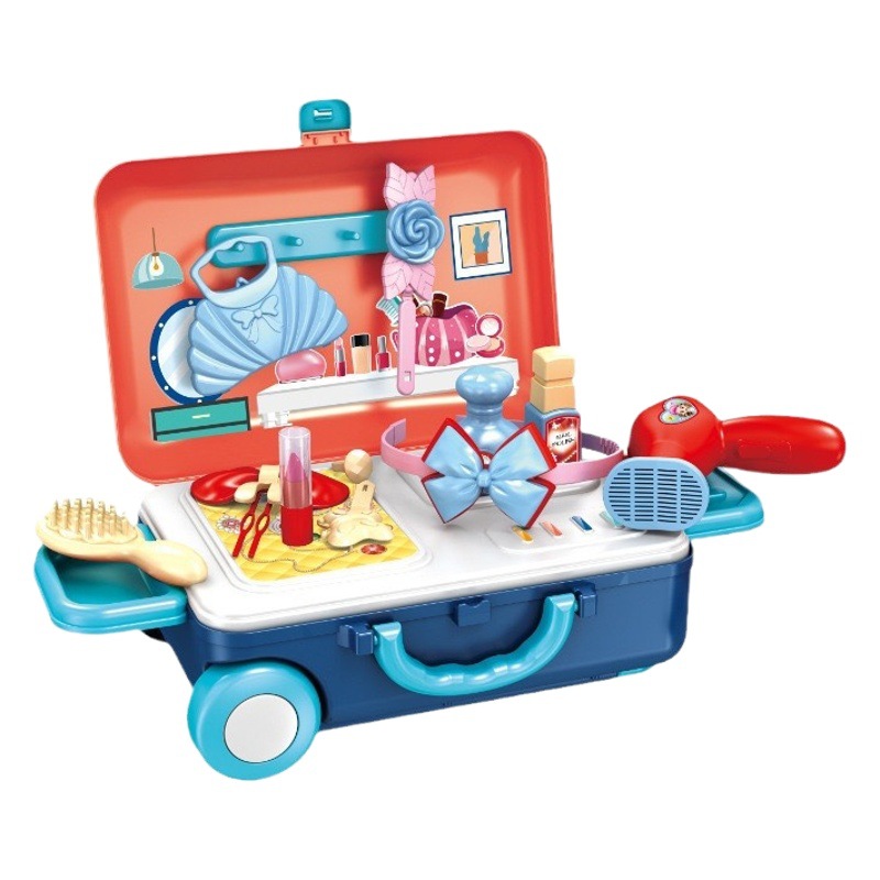 Juego de Juguetes de Cocina Infantiles de Plástico Portátil para Juego de Imitación