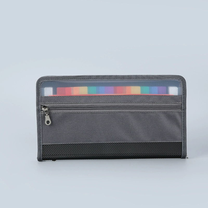 Organ, folder with zipper, universal bag for documents, handheld storage system, 13 floors