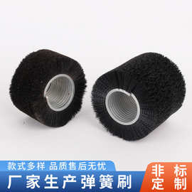 厂家批发尼龙丝外绕弹簧刷 玻璃清洗弹簧毛刷螺旋式除尘刷可定 制