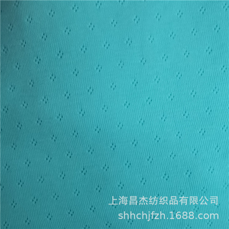 移圈罗纹 电脑移圈提花布 移圈针织 棉移圈面料 移圈布 棉洞眼布