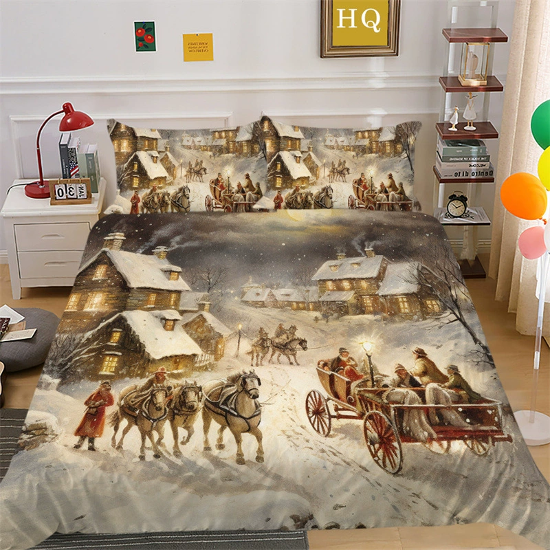 (Cross-border trading), duvet cover, pillowcase, ebay, 3D, polyester