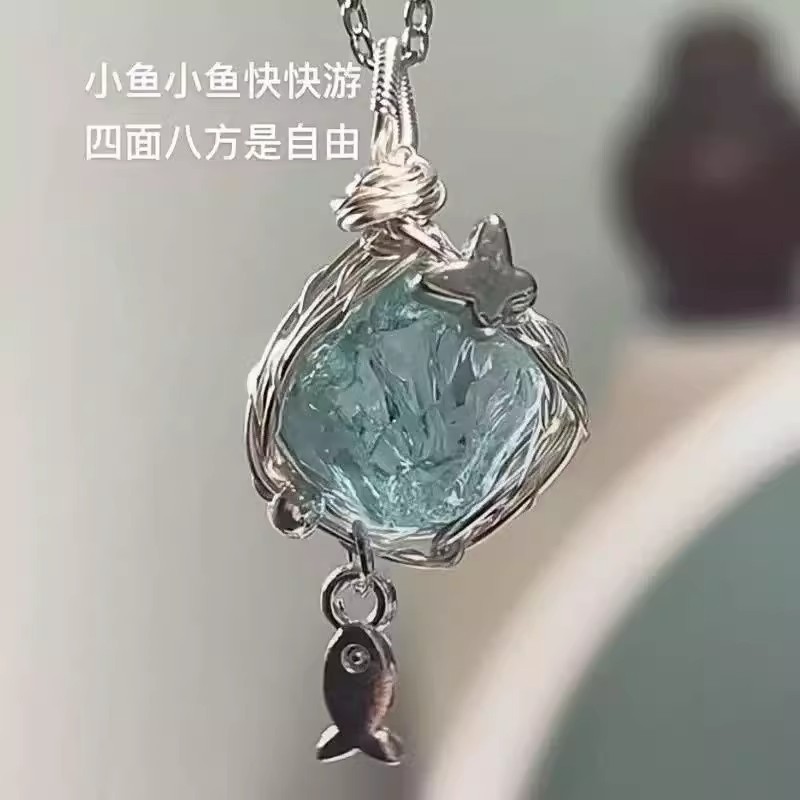 Fish You Xiangyisen ウィッチネックレス 中空ハイエンドネックレス イントレンド 新しいニッチモデル 小さくて新鮮|undefined