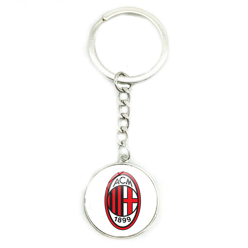 Serie A La Liga Bundesliga Premier League Ligue 1 Equipo de fútbol Emblema Tiempo Gema Llavero Colgante de coche Producción del equipo