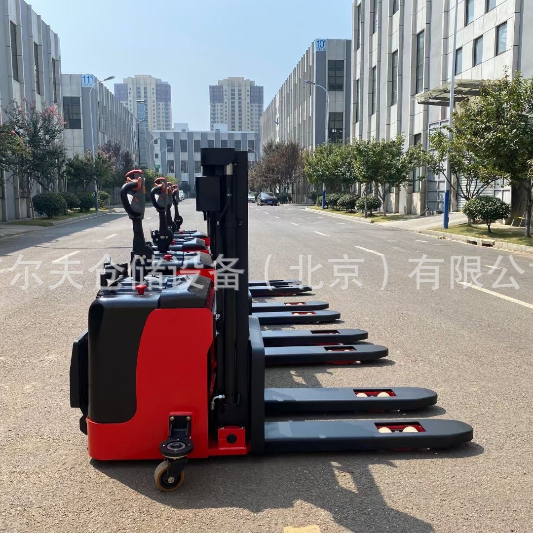 3吨电动堆高车堆垛车搬运车电瓶叉车锂电托盘车Electric Stacker