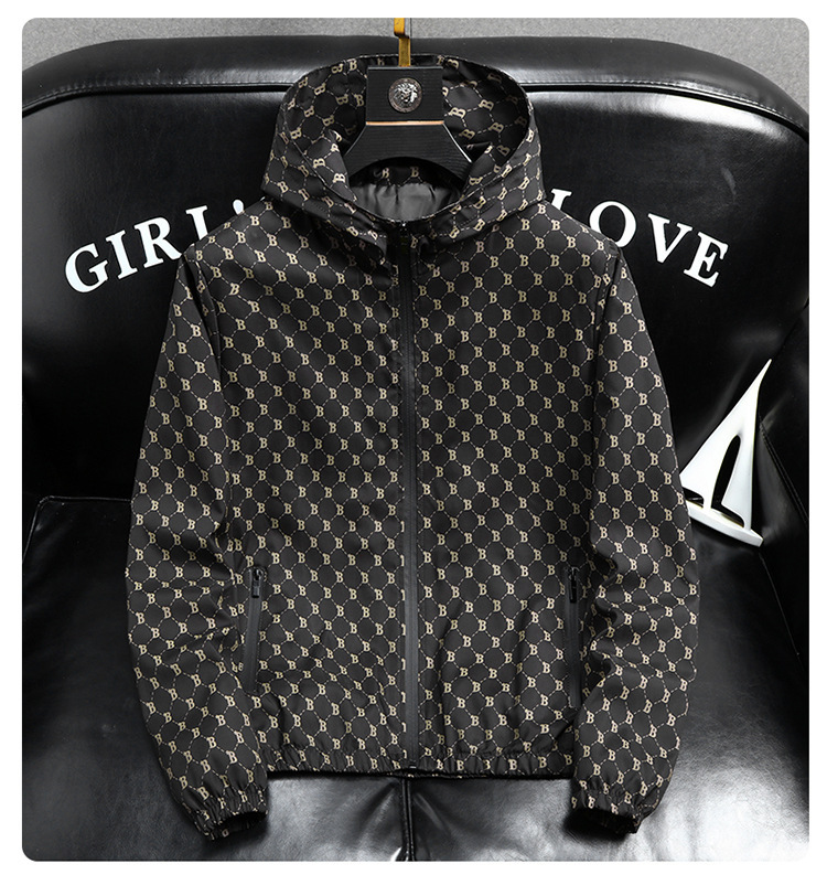 Men's Hooded Jacket Lightweight Sun Protection Sunproof Outerwear_voghion.com