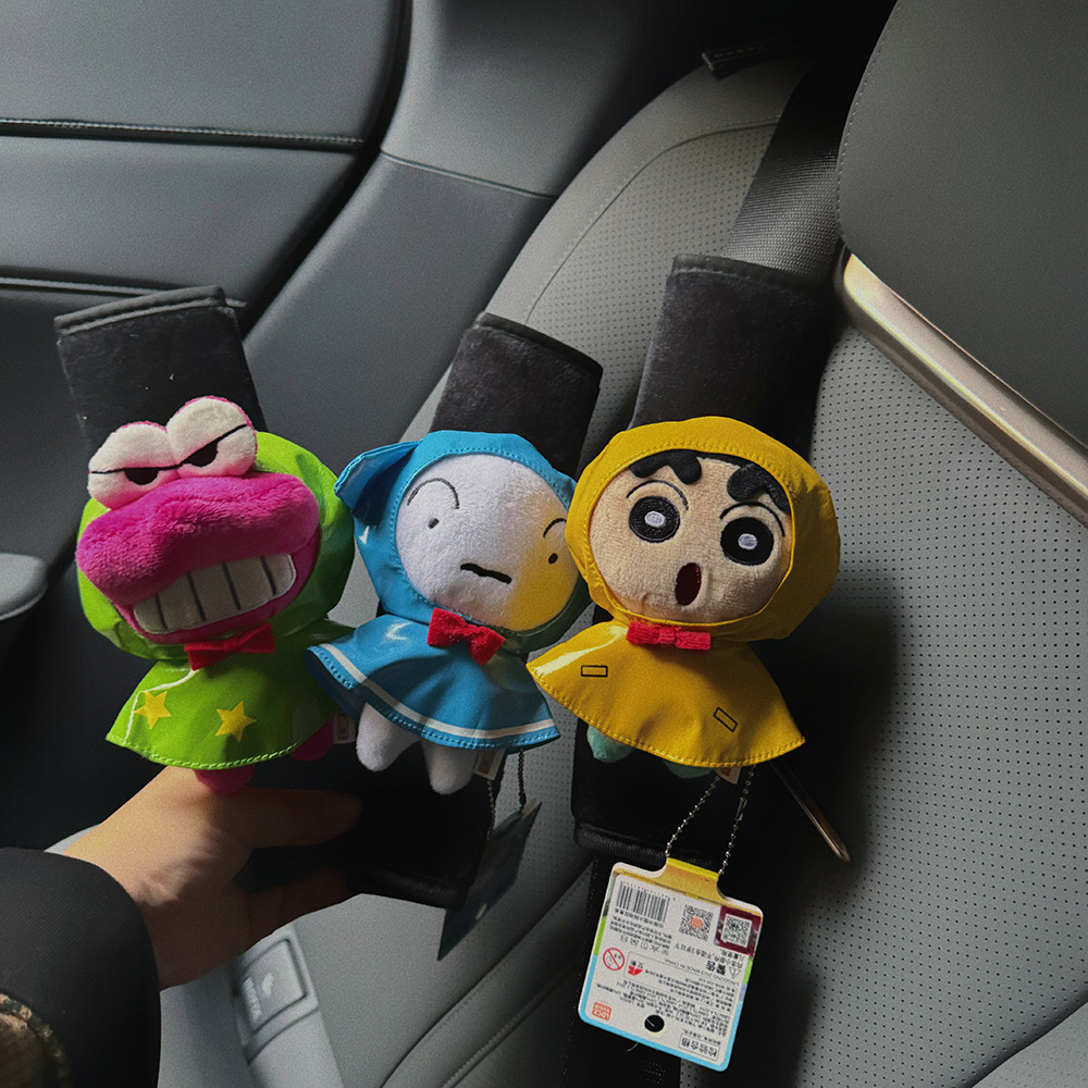 Funda Protectora de Hombro para Cinturón de Seguridad de Peluche para Auto