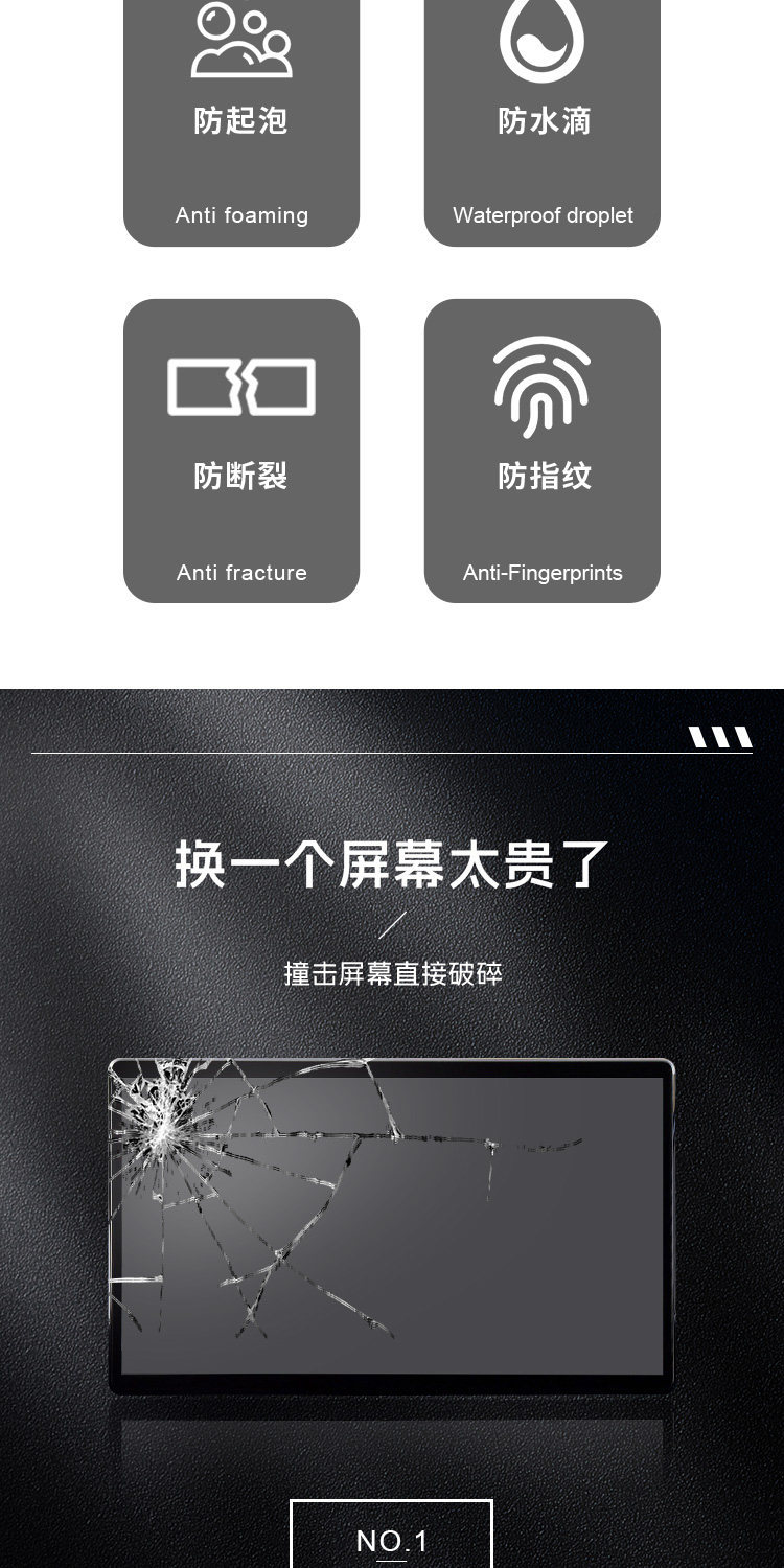 24-26 Volkswagen Sagitar L screen tempered film, center console navigation protective film, car interior accessories collection 23