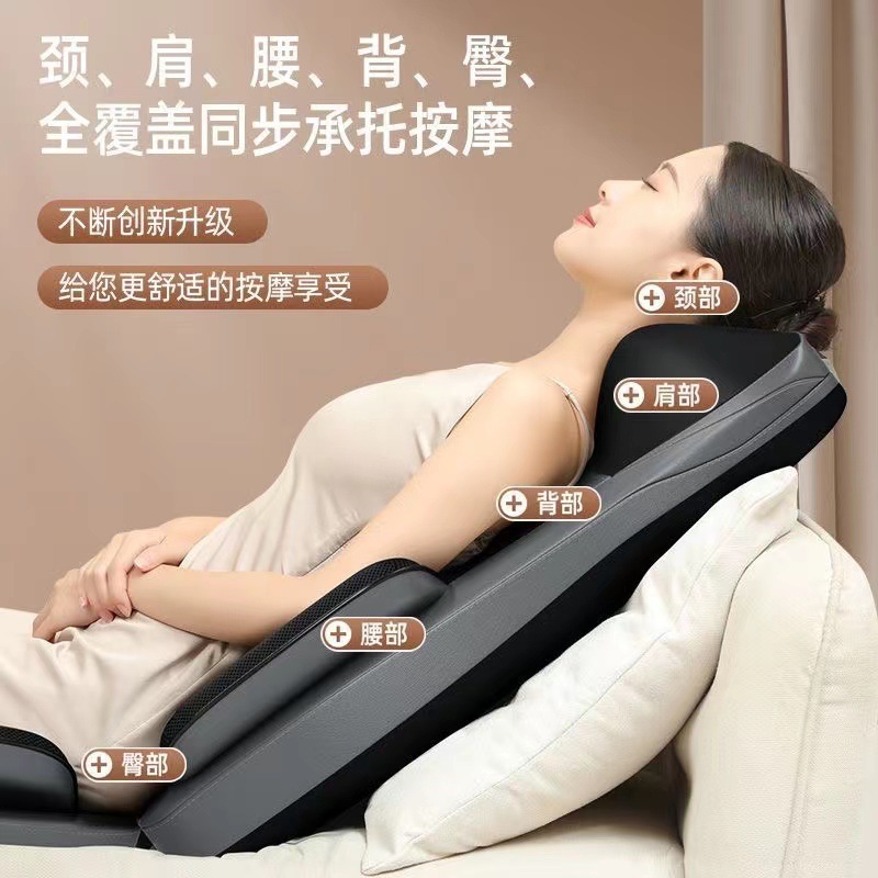 多機能のマッサージ器の背中の腰の頚椎の家庭用の熱い布の全身のクッションの肩の首の電動の揉みマッサージの器具|undefined