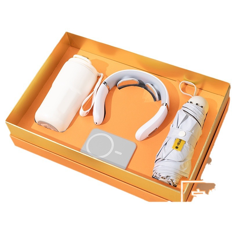 Taza de café, paraguas, caja de regalos, regalos empresariales, empleados de clientes prácticos.