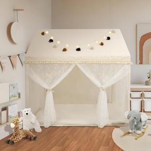 Indoor Children's Tent for Boys and Girls, Pretend Play Toy House, Princess Castle, Large Space Children's Sleep Separation Tent
