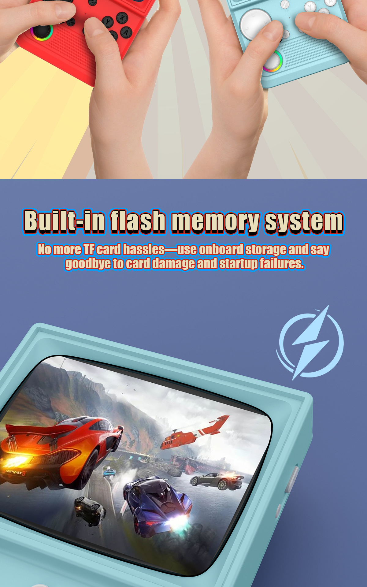 2025 Nuova console portatile R36T compatibile con WiFi, stile retrò arcade, per due giocatori online._voghion.com