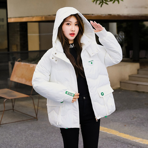 Women's Short, Loose Cotton Puffer Jacket—2024 New Arrival Autumn/Winter Cross-Border Exclusive All-Match Hooded Cotton Coat Outerwear