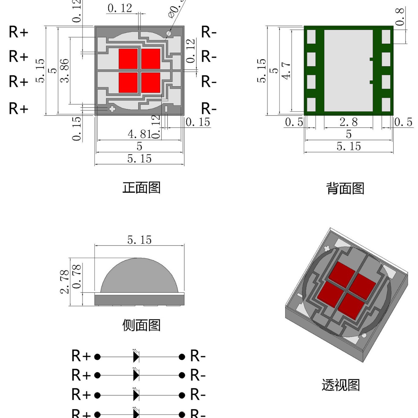 ��������5050���ֲ��������SMD�������660nmֲ����������