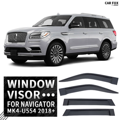 Rain shield Window rain shield - cross-border-fine-fight-without-logo-navigator-navigator-mk4-u554-2018-2024-plexiglas-no-bright-strips-rain-shield