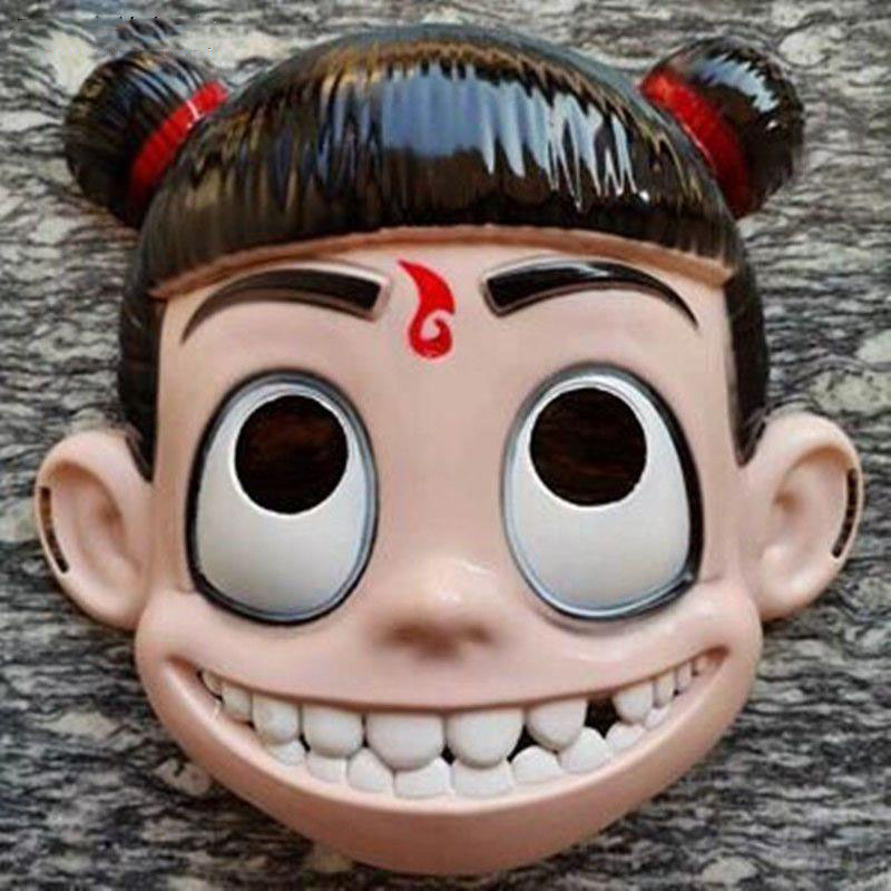 こどもの日 ナザの魔童 ナザマスク 本物の顔セット 幼稚園活動マスク 大人用|undefined