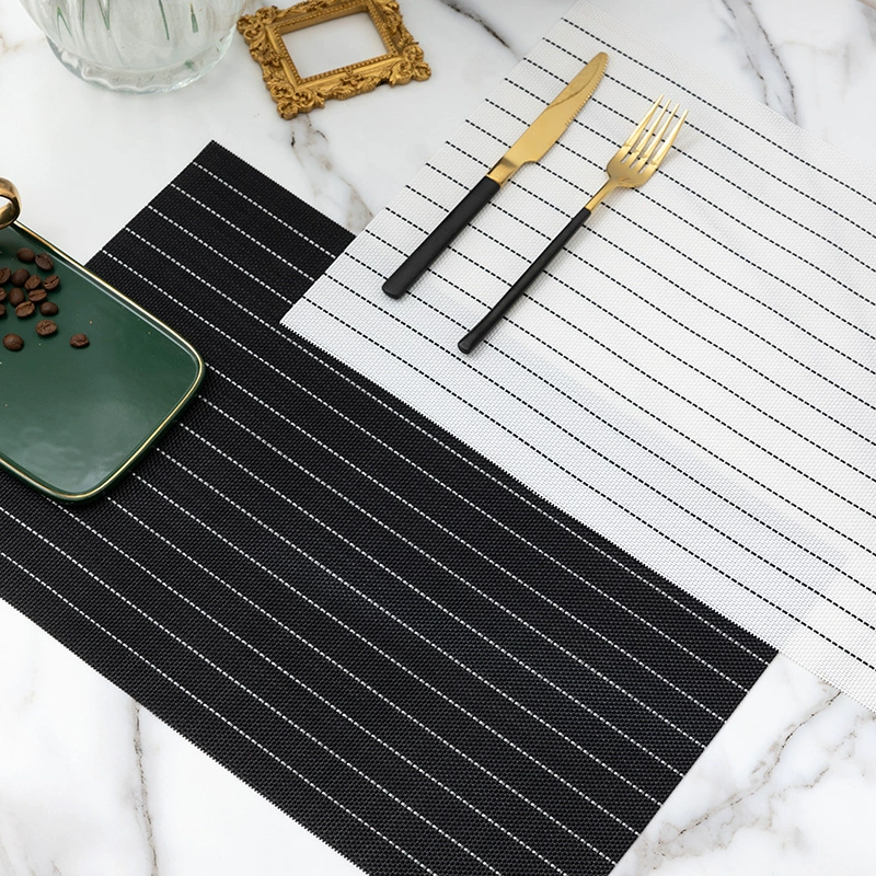 White modern and minimalistic waterproof table mat PVC, wholesale