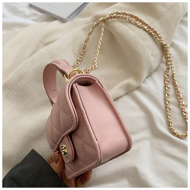 Sacs pour femmes, exquis, petit, parfumé, de grande valeur, pour enfants, à bandoulière, à la mode, motif diamant, mini sac à main, petit sac carré_voghion.com