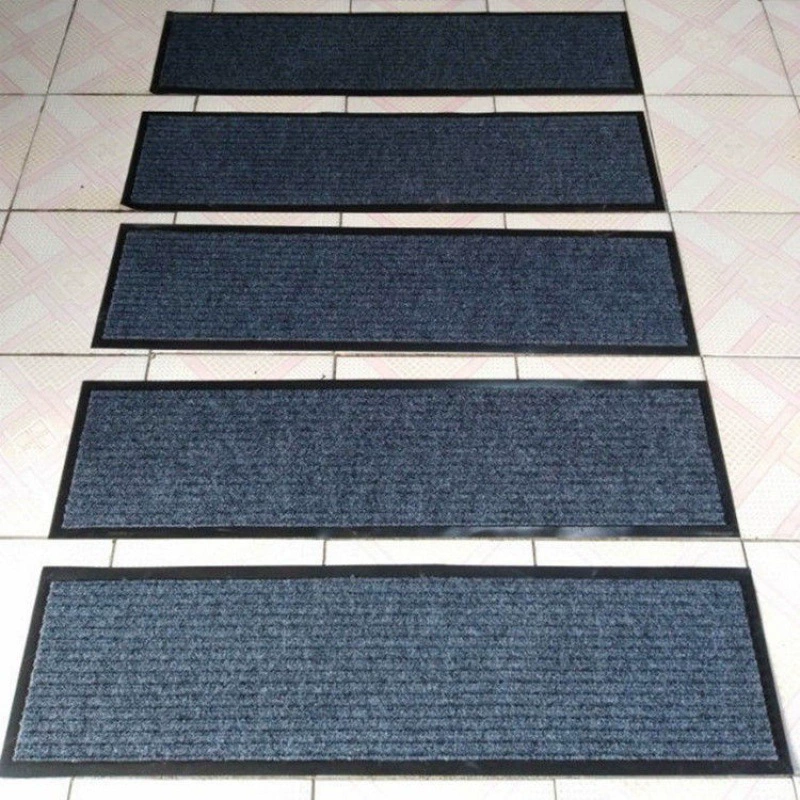 Толстые двойные полосатые лестничные коврики Гостиничные двери наружные ступени длинные коврики коврики коврики коврики коврики коврики для ног один кусок оптом