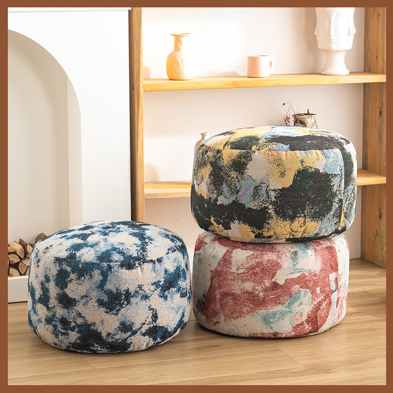 Small Stool for Home Use, Low Stool, Small Bench, Solid Wood Stool, Sofa Stool, Footrest, Sitting Stool, Children's Shoe-Changing Stool, Doorstep