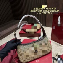 跨境新款链条包腋下包新月包月牙印花字母单肩斜挎包百搭欧美