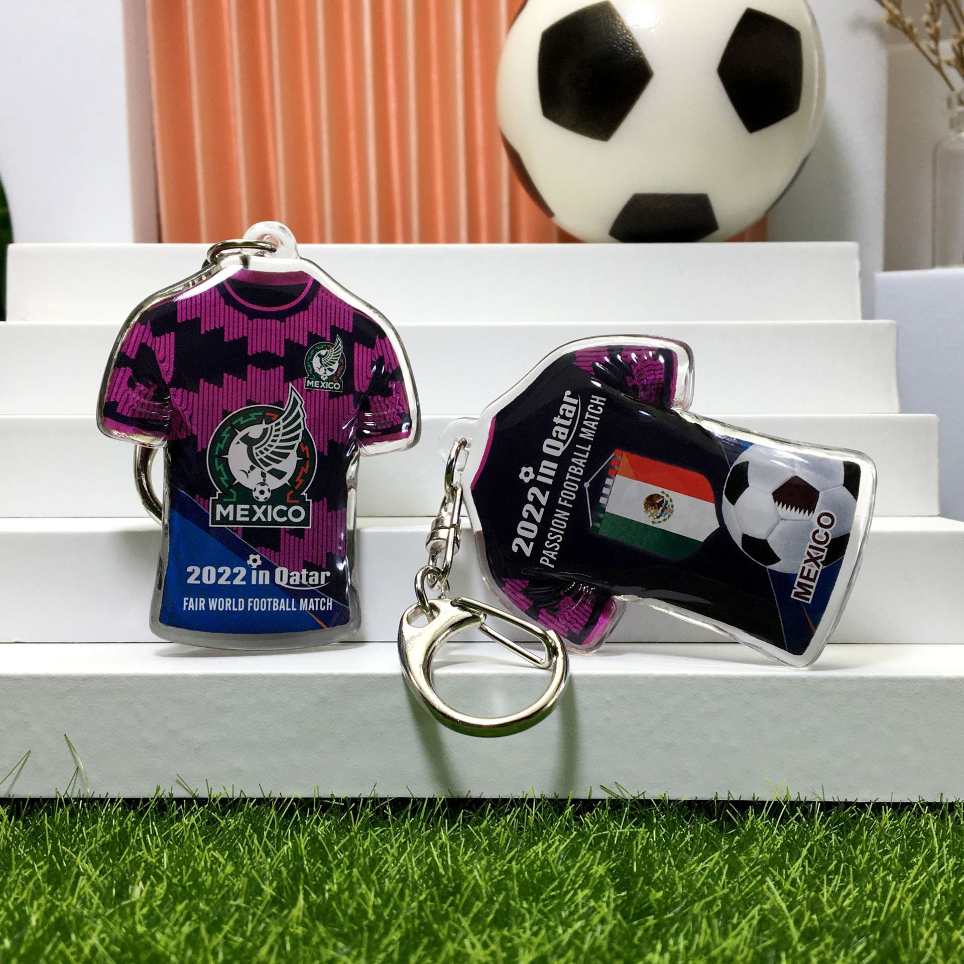 墨西哥队-新队徽+旗帜+足球