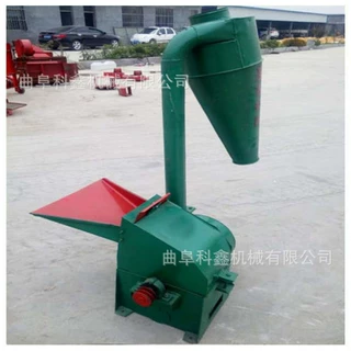 批发小型沙克龙粉碎机 农用田间加工饲料机 筛网调节细度打糠机