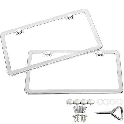 License plate holder/license plate holder — Accessories Screw Wrench
