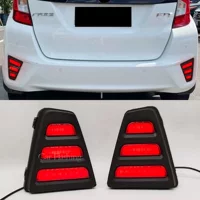 Подходит для Honda Fit задний бампер свет 14-17 задний бампер свет светодиодный Вождение тормоз Реверсивный сигнал поворота
