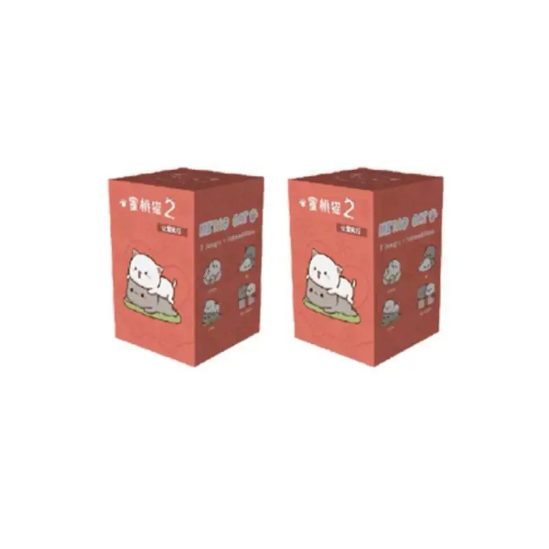 Blind box фигурка Peach Cat, милое настольное украшение, коллекционная 15 см
