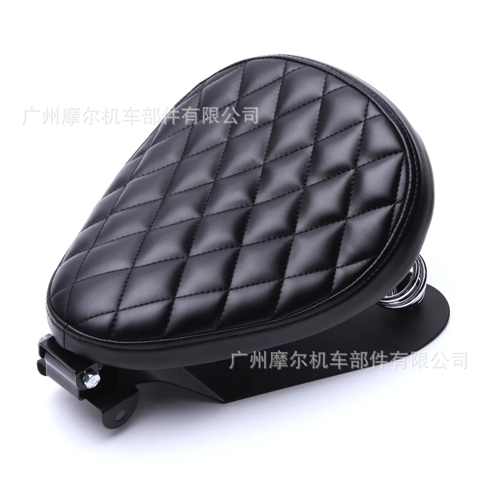 Fashion motorcycle Harley cruise prince car modified retro spring leather seat wholesale single seat cushion leather seat bag