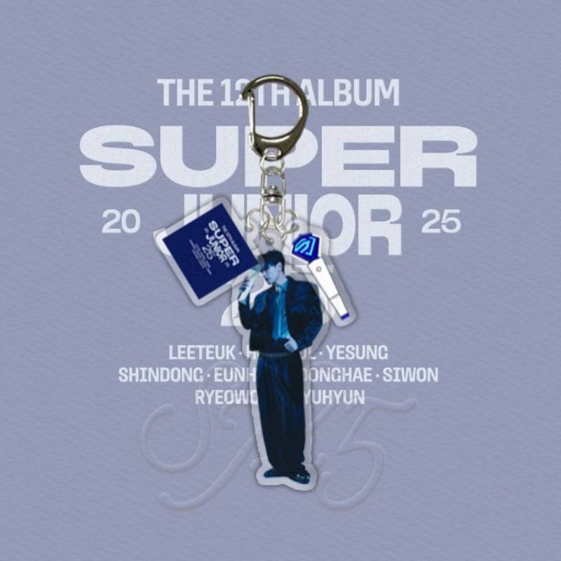 25年SUPER JUNIOR亚克力钥匙扣物料钥匙扣背包挂件金希澈李东海|undefined