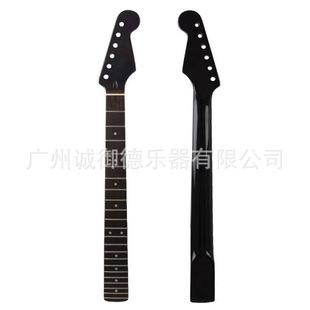 ST22 6 string Maple full black matte bright neck electric guitar handle guitar modified assembly DIY accessories