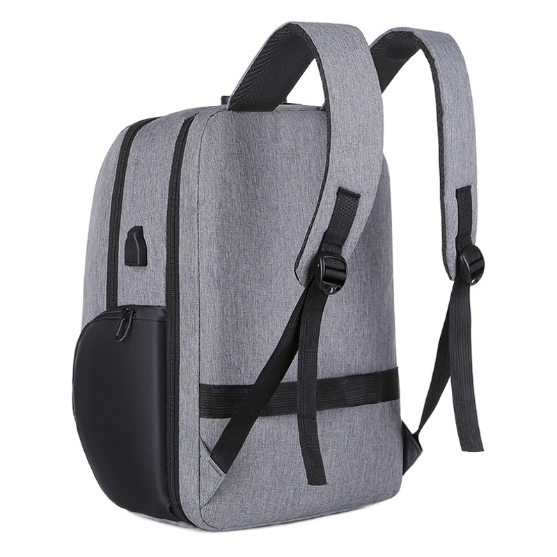 Mochila para hombre con carga USB, bolso de viaje de negocios, mochila para ordenador, informal, para exteriores, transpirable, puerto de carga USB
