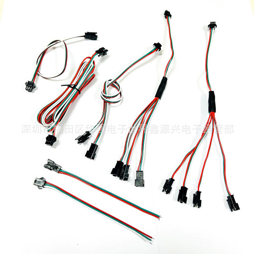 SM3P Male-Female Plug Terminal Cable Aircraft Connector Two-Through Four-Way Splitter 50CM/1/2 Meter Synchronous Extension Cable