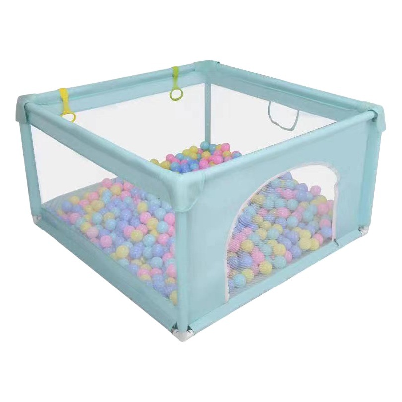 Corral de juegos infantil transfronterizo para venta al por mayor en Amazon, valla de seguridad para bebés, barandilla de seguridad para el hogar, piscina de bolas.