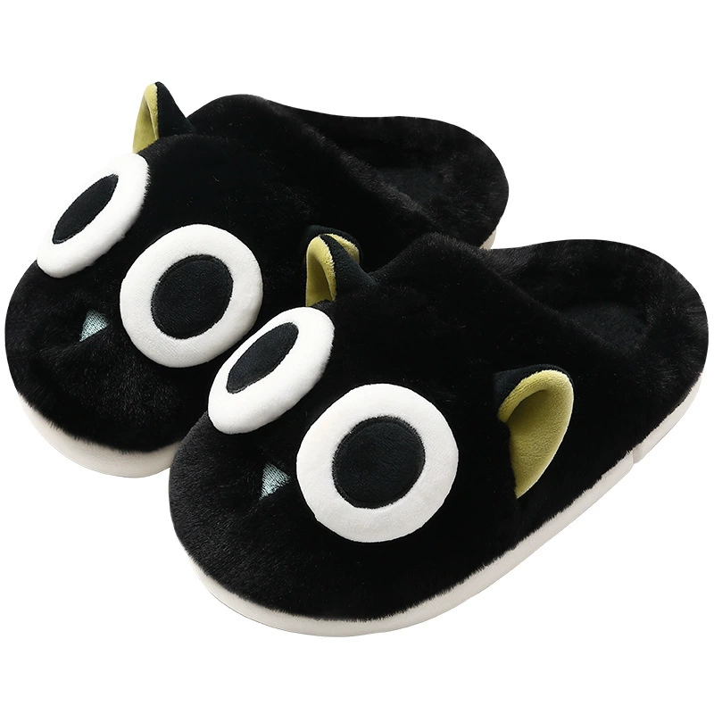 Winter cartoon men's keep warm slippers