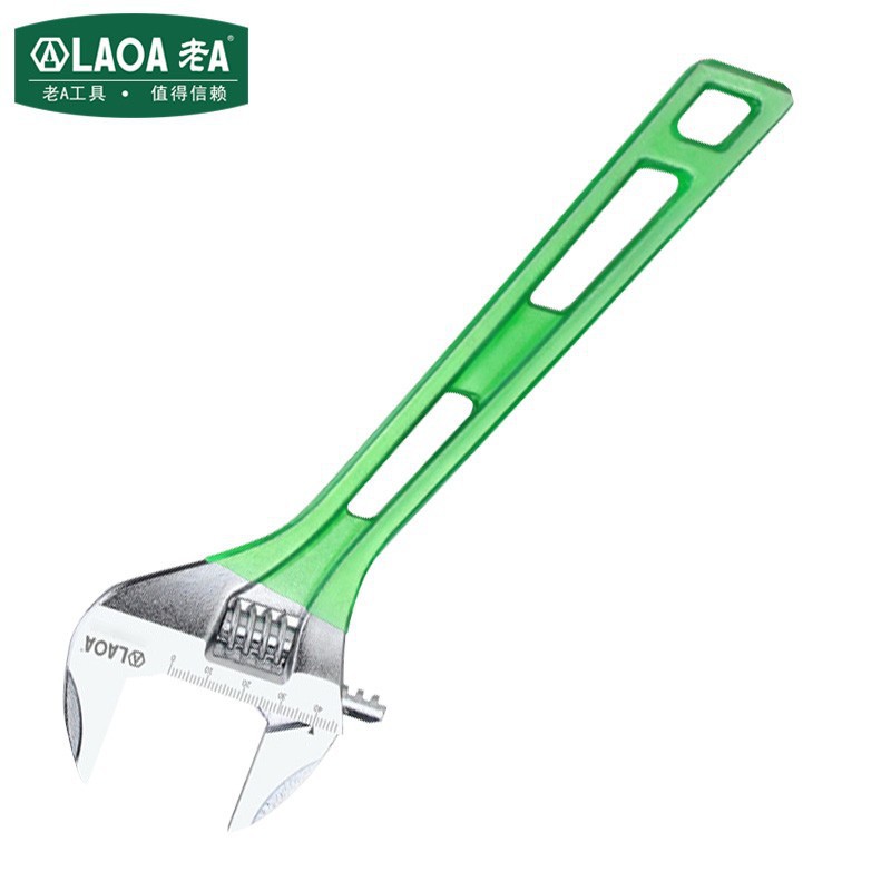 老A 轻型活动扳手带刻度活络扳手6英寸 LA320106