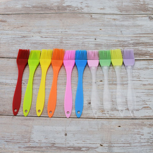 Spot small split plastic handle silicone brush oil brush food barbecue brush cooking brush seasoning brush