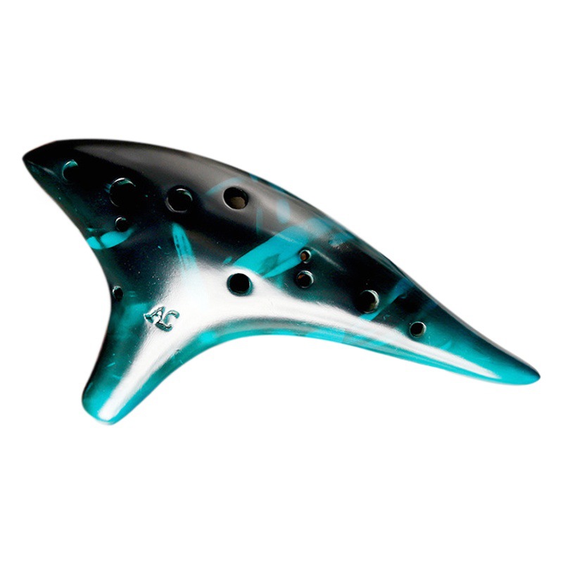 Ocarina al por Mayor de 12 Orificios en Clave de Do Alto, Ocarina Ahumada de Do Alto de Doce Orificios, Buen Tono y Sonido, Ocarina Ahumada image 1