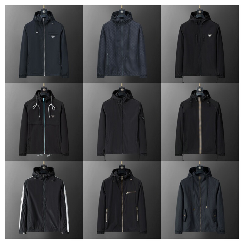 Authentic Cross-Border Autumn and Winter Hooded Jacket, Windbreaker, Fashionable Outerwear for Men and Women, European and American Style, in Stock for Export Authentic Cross-Border Autumn and Winter Hooded Jacket, Windbreaker, Fashionable Outerwear for Men and Women, European and American Style, in Stock for Export