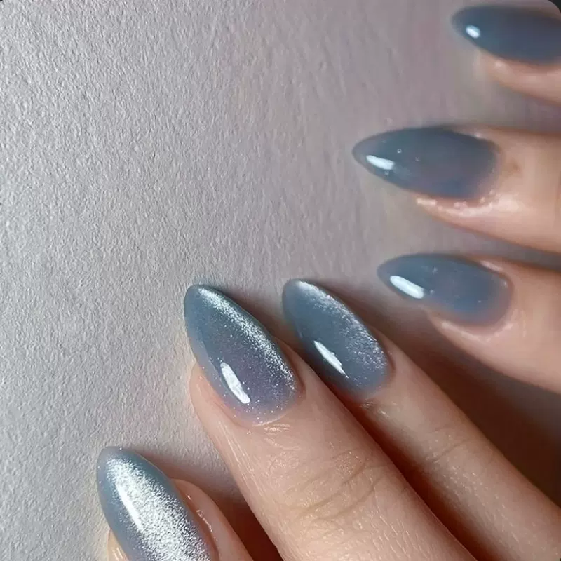 30片  猫眼  穿戴甲 欧美  跨境  外贸  ins 时尚假指甲贴片 nail