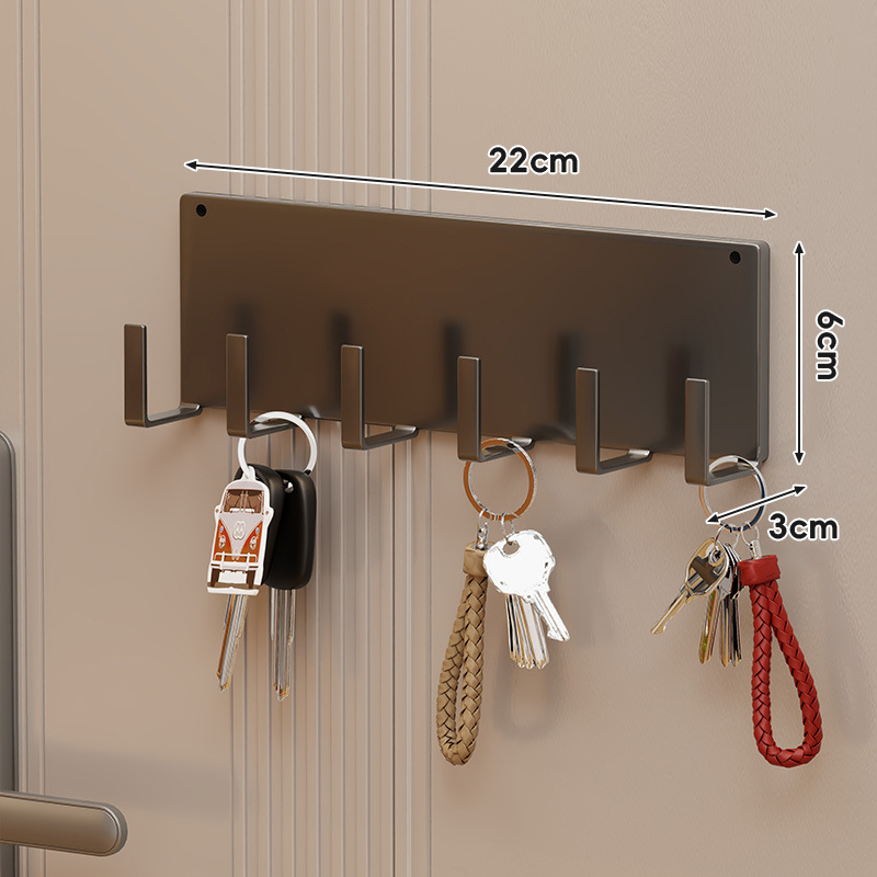 磁気フック玄関ドア傘収納ボックスドア後部収納ラック靴ラックバッグコートティッシュペーパー壁掛けラック