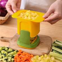 家用切菜器多功能厨房手压碎菜器土豆萝卜切条切块家用按压切丁器