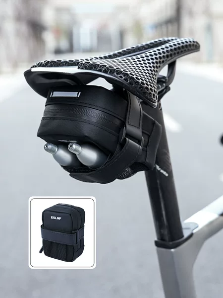 ESLNF bicycle tail bag large capacity cycling bag mountain road car saddle bag waterproof riding equipment accessories